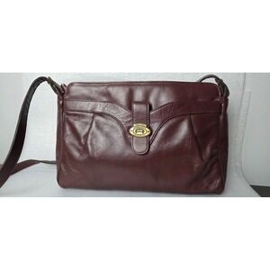 Vintage Etienne Aigner Leather Crossbody Shoulder Bag Purse Handkrafted